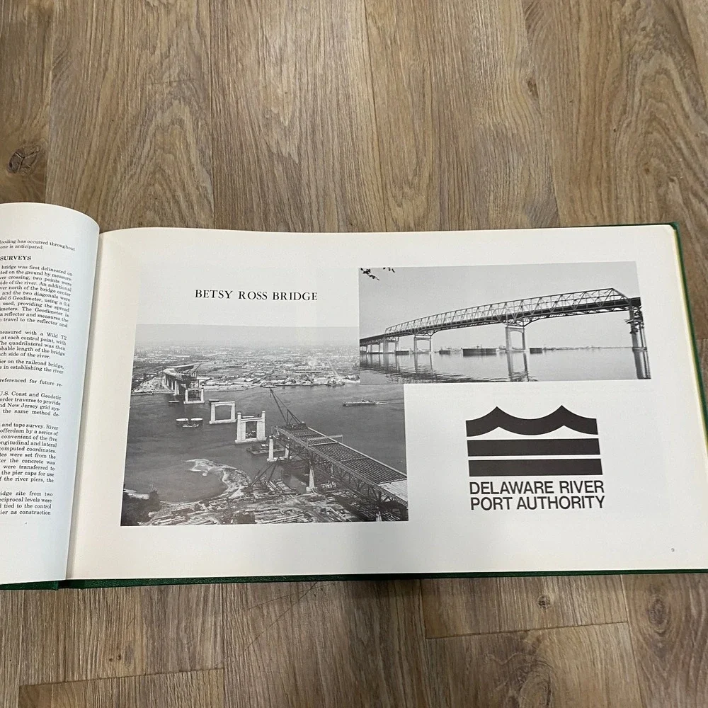 Betsy Ross Bridge Delaware River Port Authority 1976 Engineering History Book